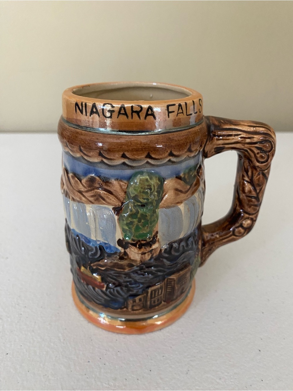 Collectible Niagara Falls Ceramic Decorative Stein